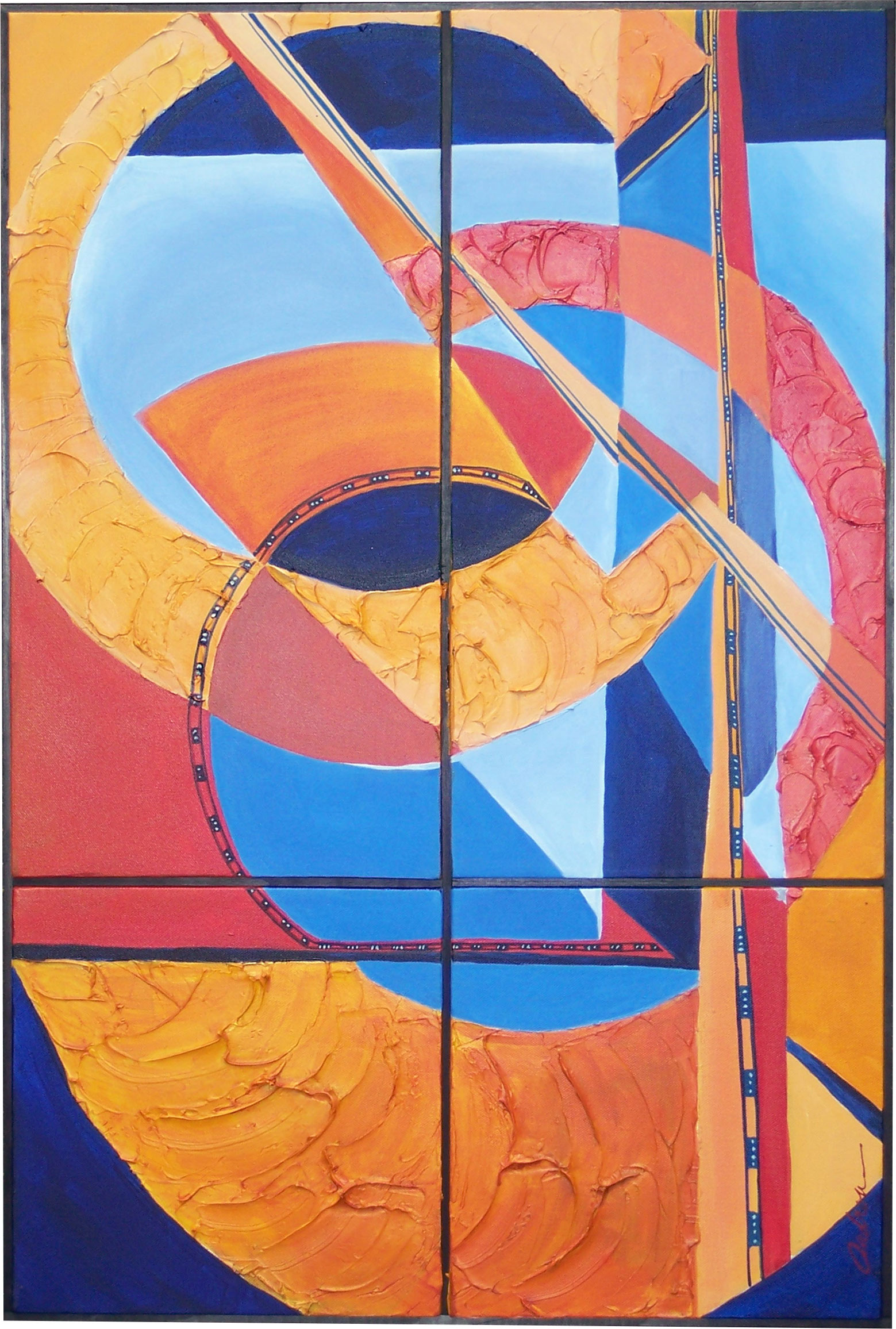 C, A painting about the Letter C