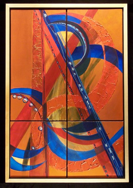 D, A painting about the Letter D